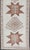 Textile Vintage Turkish Tulu Runner With Ivory Field and Muted Brown Star Motifs For Sale - Image 7 of 13