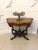 Antique Victorian Burr Walnut Card or Console Table with Carved Basket Base, 1850 For Sale - Image 3 of 16