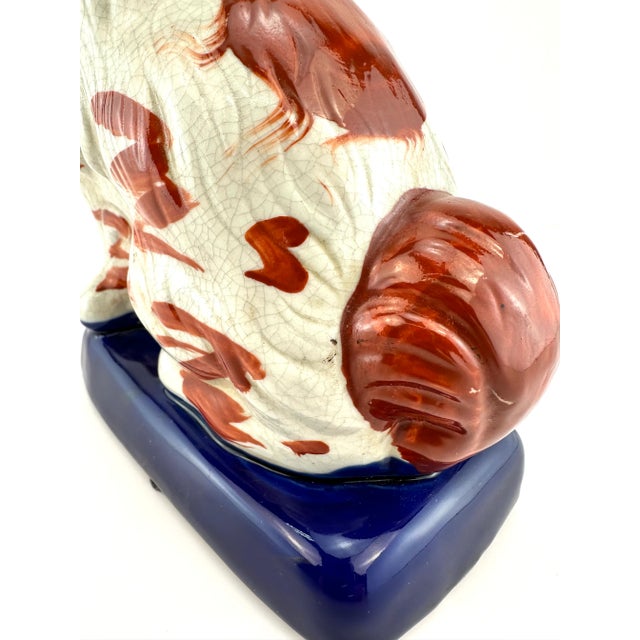 Vintage English Traditional King Charles Spaniel Porcelain Dog Figurine For Sale - Image 10 of 11