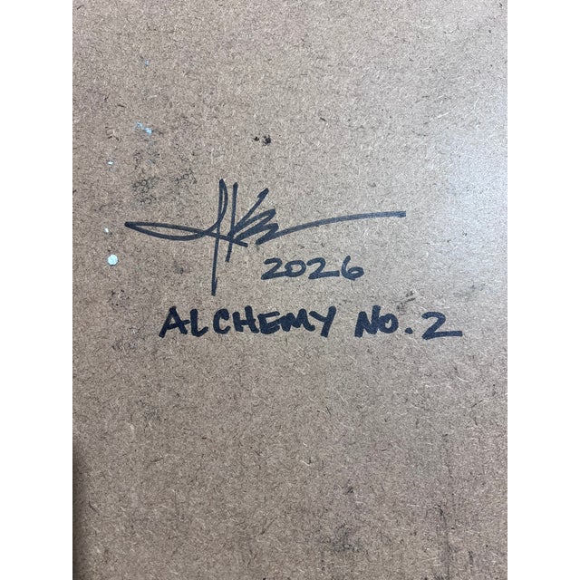 Gold Alchemy No. 2 - Original Abstract Painting by J. Kent Martin For Sale - Image 8 of 9