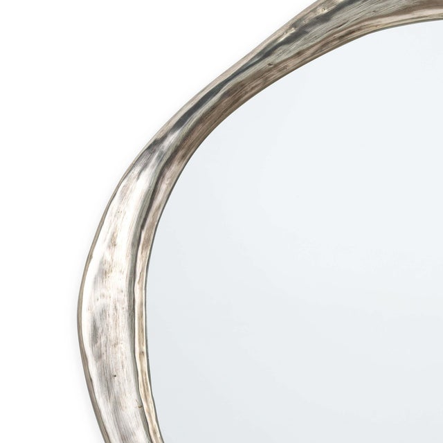 Traditional Regina Andrew Ibiza Mirror (Antique Silver) For Sale - Image 3 of 4