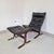 Wood Set of Mid-Century Black Leather Siesta Chair and Ottoman by Ingmar Relling for Westnofa, 1960s For Sale - Image 7 of 11