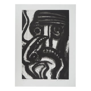 Bengt Lindstrom, The Bird and the Shaman, Engraving For Sale