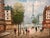 Late 20th Century Late 20th Century Paris Oil on Canvas, Signed For Sale - Image 5 of 5