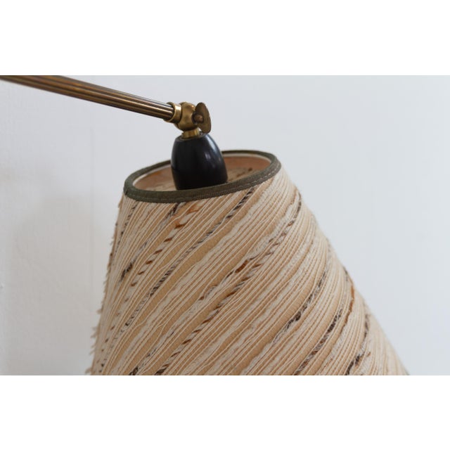 Danish Articulating Brass Wall Light, Denmark, 1940s For Sale - Image 14 of 18