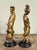 Spectacular pair of vintage c.1940's/50's gold gilded candles! Never lit, these are a great form, very classy and would be...