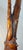 Large Antique 1800's Chinese Foo Dog Carved Wood Folk Art Walking Stick Cane For Sale - Image 9 of 18