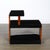 Art Deco Machine Age Three-Tier Black Lacquer & Walnut Side Table For Sale - Image 9 of 14