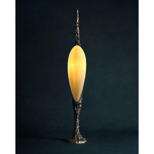 Not Yet Made - Made To Order Lv-426 Table Lamp in Patinated Cast Bronze by William Guillon For Sale - Image 5 of 7