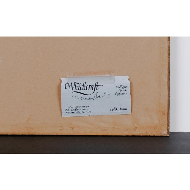 Wood Hiroshi Yoshida "Himeji Castle Evening" Early 20th Century Woodblock Print Excellent Condition Print, Matted in Very Good Frame For Sale - Image 7 of 8