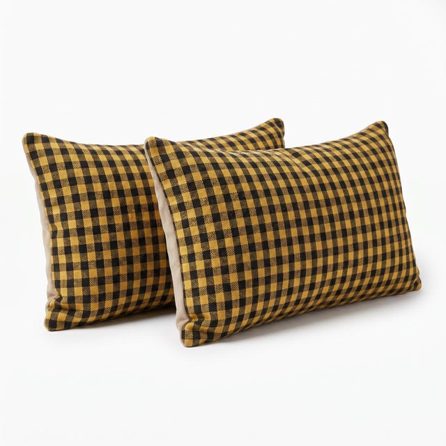 Mid-Century Modern Anatolian Lumbar Kilim Pillow Cover 16'' X 24'' - Set of Two For Sale - Image 3 of 4