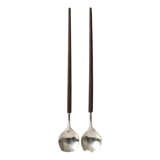 Mid-Century Danish Salad Servers from Asni, 1960s, Set of 2 For Sale