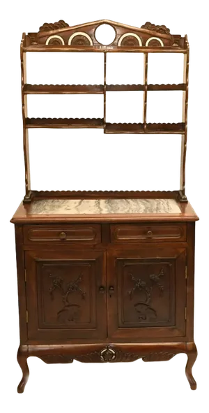 Antique Chinese Hardwood Dresser, 1850s