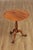 High Quality Vintage Carved Mahogany Pie Crust Tea Table with Scalloped Dished Top