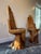 Pedro Friedeberg Vintage Hand-Carved Hand Chairs For Sale - Image 4 of 11