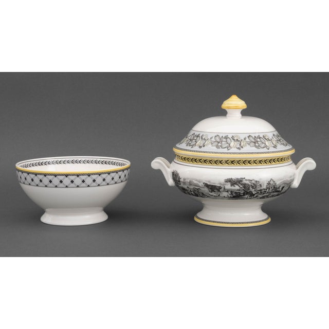Villeroy and Boch House and Garden Collection Porcelain Assembled Partial Service Set For Sale - Image 16 of 18