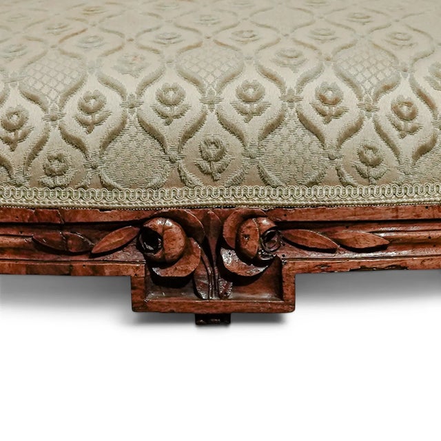 Mid 19th Century Pair of French Louis XVI Style Walnut Fauteuils Chairs For Sale In West Palm - Image 6 of 9