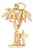 Late 20th Century 14k Gold Florida Palm Tree Charm For Sale
