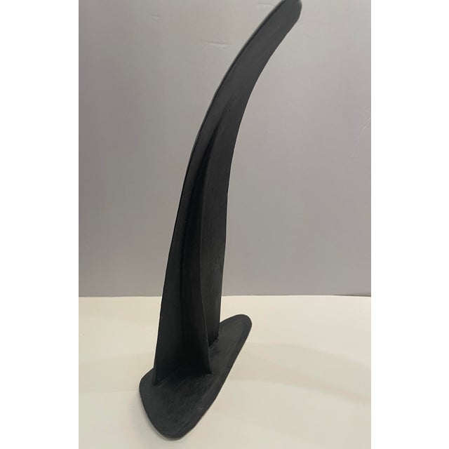 1990s Modern Wing Ceramic Sculpture For Sale - Image 4 of 10