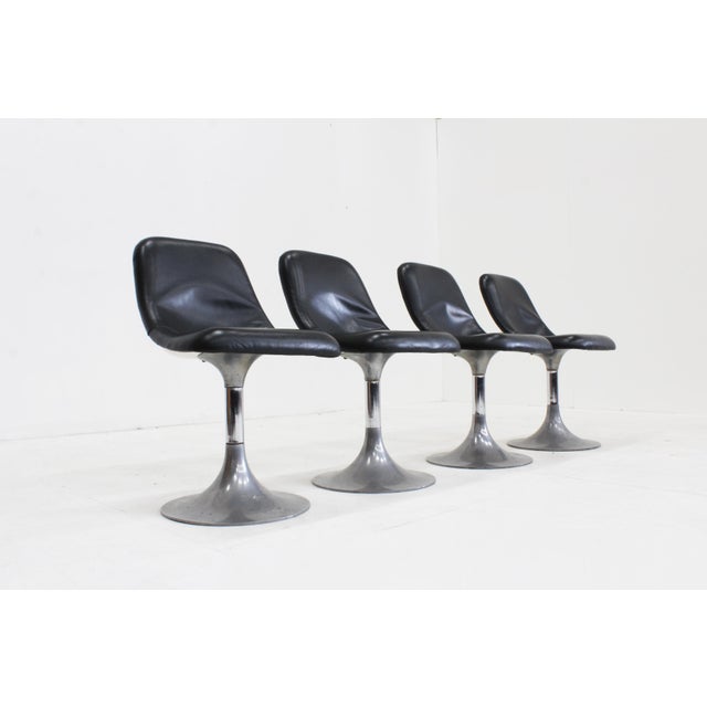 Vintage Dining Chairs, 1970s, Set of 4 For Sale - Image 3 of 9