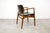 Black Danish Teak Model 67 Captains Chair attributed to Erik Buch for Orum Møbelfabrik, 1960s For Sale - Image 8 of 13