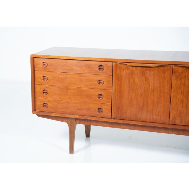 Mid-Century Modern Scandinavian Teak Sideboard, 1970s For Sale - Image 11 of 12