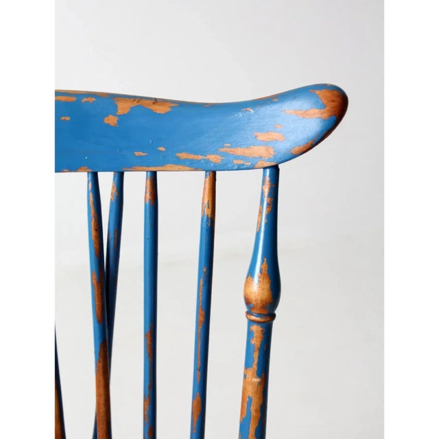 Antique Painted Windsor Chair For Sale - Image 10 of 12