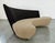Navy Blue Vladimir Kagan Serpentine Curved Two-Tone Sofa For Sale - Image 8 of 17