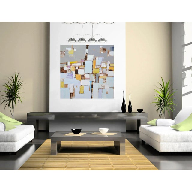 Textile New Game.Modern Original Painting.Iryna Kastsova For Sale - Image 7 of 9