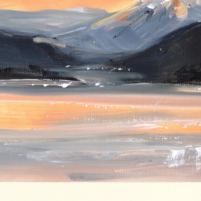 2020s Landscape Study 260 - Vibrant Color Drenched Sunset Original Artwork by Jodi Miller For Sale - Image 5 of 7