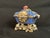 19th Century French Porcelain Double Inkstand in Rococo Revival Style, Blue & Gilt For Sale In Boston - Image 6 of 13