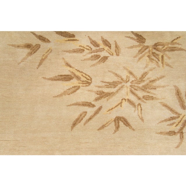 Rug & Kilim Contemporary Chinese Deco Style Beige Wool Rug by Rug & Kilim, India For Sale - Image 4 of 9