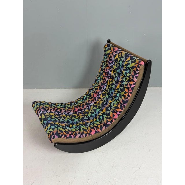 1970s Original Relaxer 2 Rocking Chair by Verner Panton for Rosenthal, 1970s For Sale - Image 5 of 14
