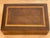 Antique Austrian Art Deco inlaid walnut wood box.