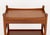 Modern Danish Teak Rolling Tea Trolley For Sale - Image 3 of 9