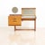 1960s Small Mid Century Teak Desk Vanity by Gunther Hoffstead for Uniflex For Sale - Image 5 of 10