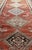 Tribal Antique Kurdish Runner With Rusty Red Background and Medallions Tribal Motifs 3'5 X 10'1 For Sale - Image 3 of 14
