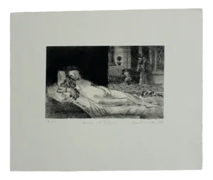 Pawel Zablocki, Venus at Urbino, Etching on Paper, 2009