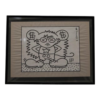 Mid 20th Century Marker on Paper - Keith Haring For Sale