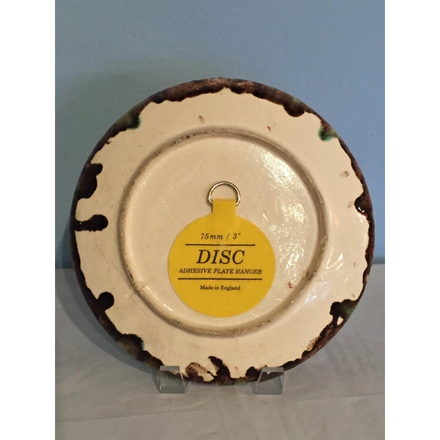 Traditional English Majolica Palissy Plate For Sale - Image 3 of 4