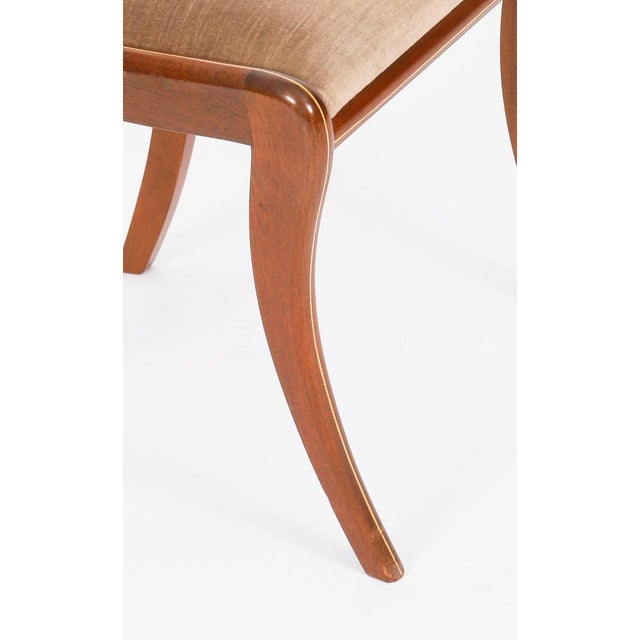 Green Vintage Shield Back Dining Chairs by William Tillman, 1980s, Set of 8 For Sale - Image 8 of 9
