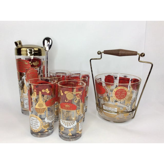 Mid-Century Recipe Cocktail Set For Sale - Image 13 of 13