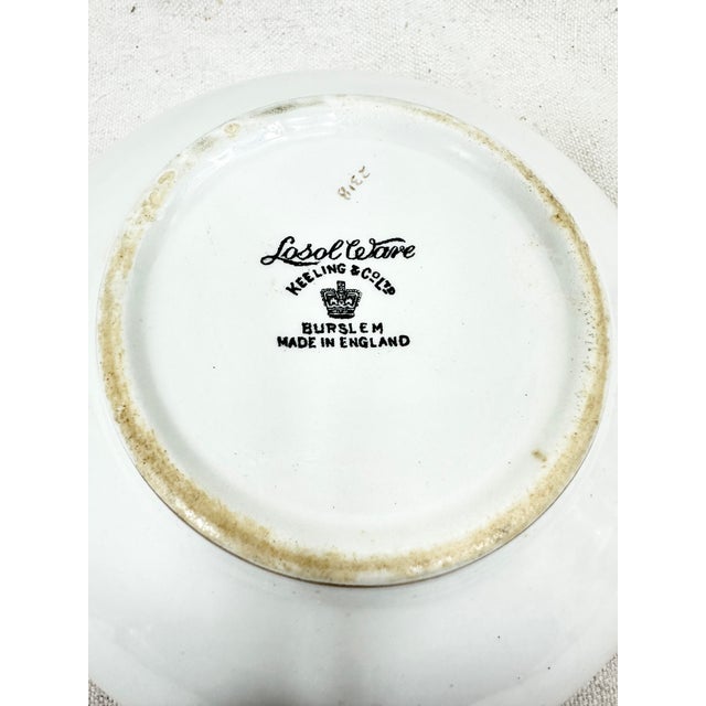 Ceramic Vintage Greek Key Design Losol Ware Tureen For Sale - Image 7 of 7