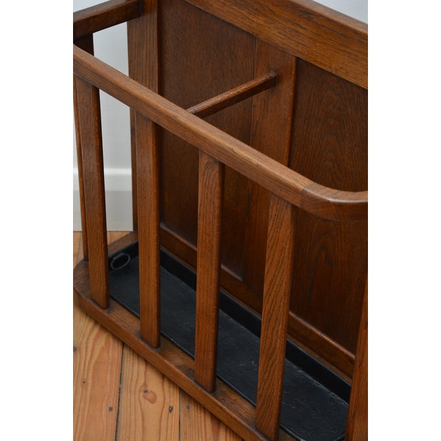 Country House Umbrella Stand in Oak, 1900 For Sale - Image 14 of 15