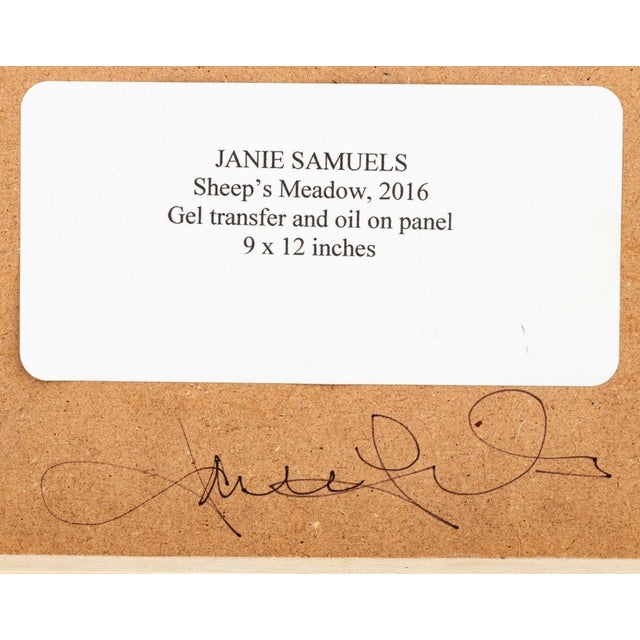 Janie Samuels Sheep's Meadow Gel Transfer & Oil For Sale In New York - Image 6 of 6