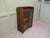 Small Oak Glazed Bookcase with Gallery, 1900s For Sale - Image 3 of 8