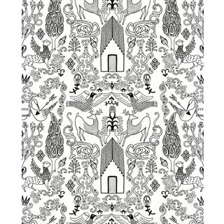 Hygge & West Nethercote Wallpaper Roll in Gray For Sale