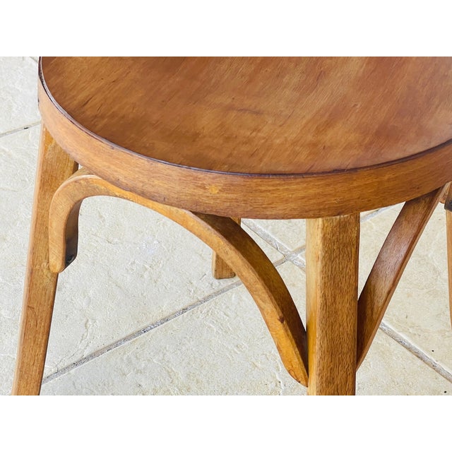 Vintage Model 92 Stool from Baumann, 1950s For Sale - Image 12 of 18