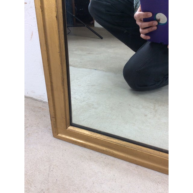 Mid Century Modern Rectangular Wall Mirror With Blonde Wood Frame For Sale - Image 17 of 17