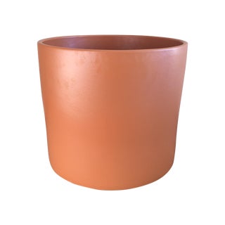 Vintage Orange Gainey Pottery Planter For Sale